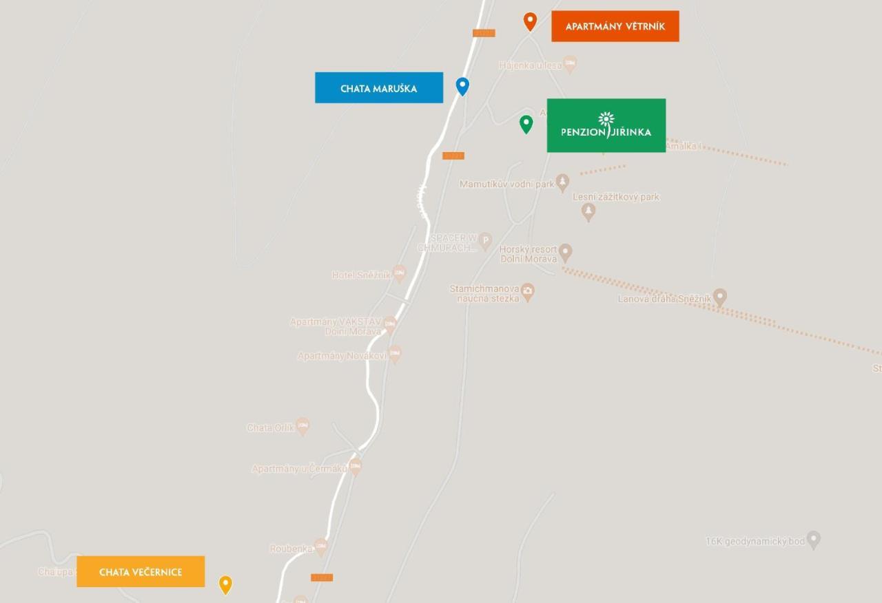 Vetrnik Depandance Hotelu Jirinka Dolní Morava 外观 照片